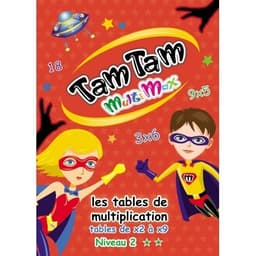 Couverture de Tam Tam MultiMax - Les tables de x2 à X9