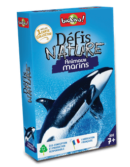 Couverture de Défis Nature Animaux marins