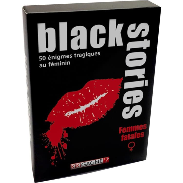 Boîte du jeu : Black Stories - Femmes Fatales