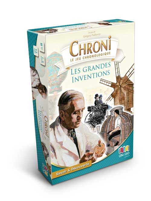 Boîte du jeu : CHRONI - LES GRANDES INVENTIONS