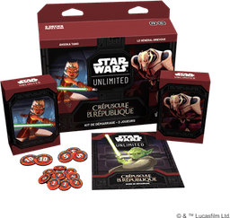 Couverture de Star Wars Unlimited : Crépuscule de la République - Kit de Démarrage 2 joueurs