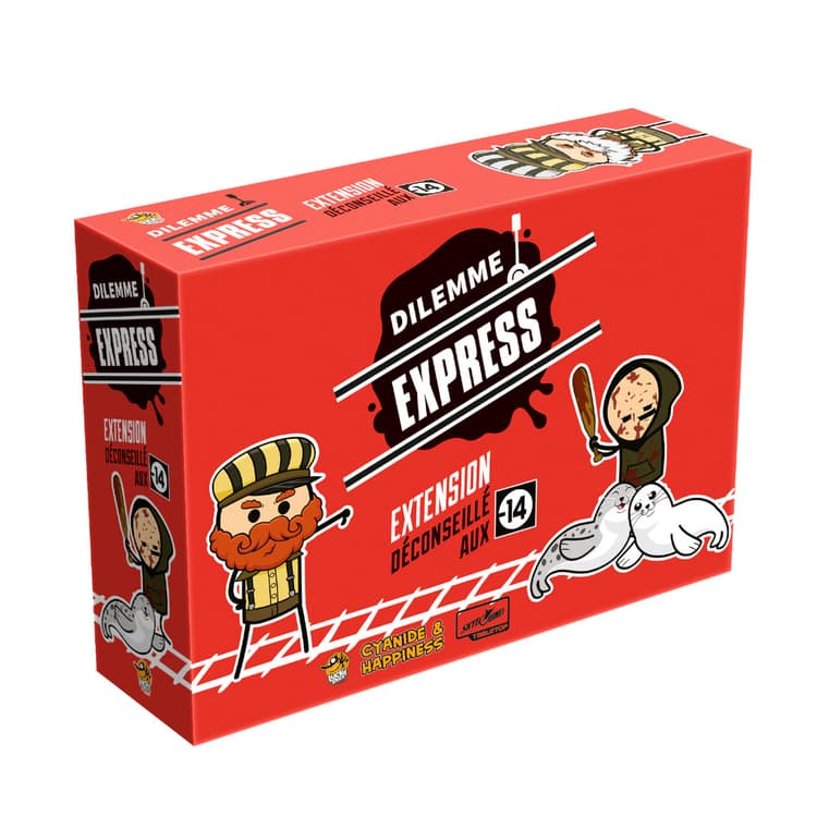 Boîte du jeu : Dilemme Express - Extension déconseillée aux - de 14 and