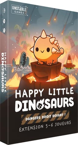 Couverture de Happy Little Dinosaurs : Dangers Droit Devant !