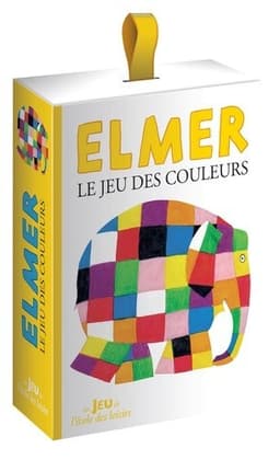 Couverture de Elmer le jeu des couleurs