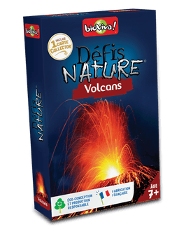 Couverture de Défis Nature Volcans
