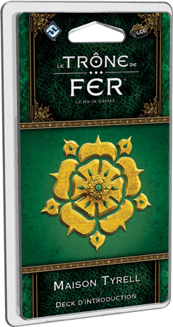 Couverture de Maison Tyrell : Deck d’introduction Trône de Fer LCG 2nd Édition