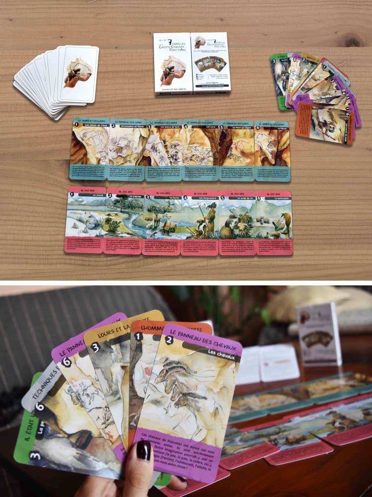 Boîte du jeu : Jeu de 7 familles de la grotte Chauvet - Pont d'Arc