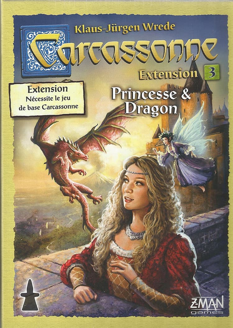 Boîte du jeu : Carcassonne - Extension 3 : Princesse & Dragon
