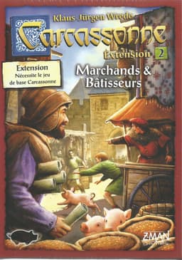Couverture de Carcassonne - Extension 2 : Marchands & Bâtisseurs