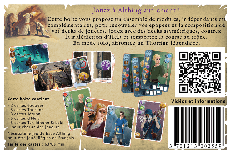 Boîte du jeu : Sous le Signe d'Hela : Extension d'Althing