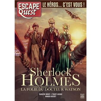 Boîte du jeu : Escape Quest : Sherlock Holmes - La Folie du Docteur Watson