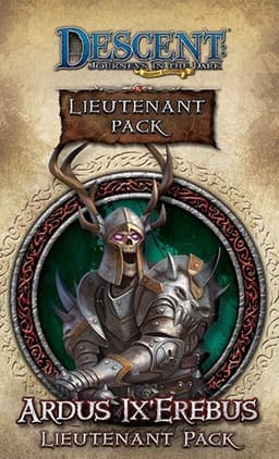 Couverture de Descent: Voyages dans les Ténèbres (Seconde edition) – Lieutenant Ardus Lx Erebus