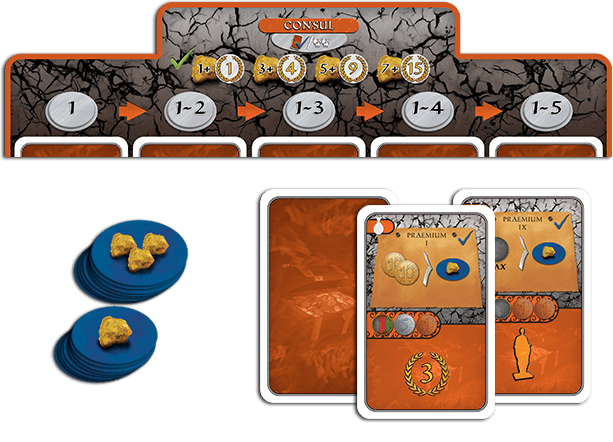 Boîte du jeu : Ave Roma : Consul