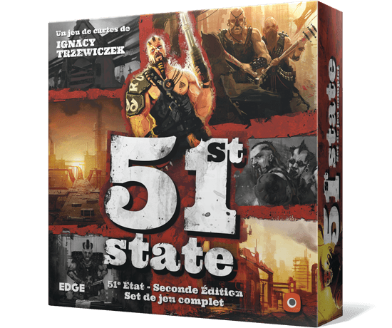 Boîte du jeu : 51st State - Seconde édition française