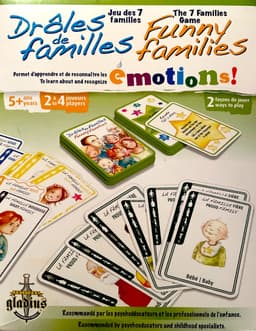 Couverture de Drôles de familles Jeu des 7 familles